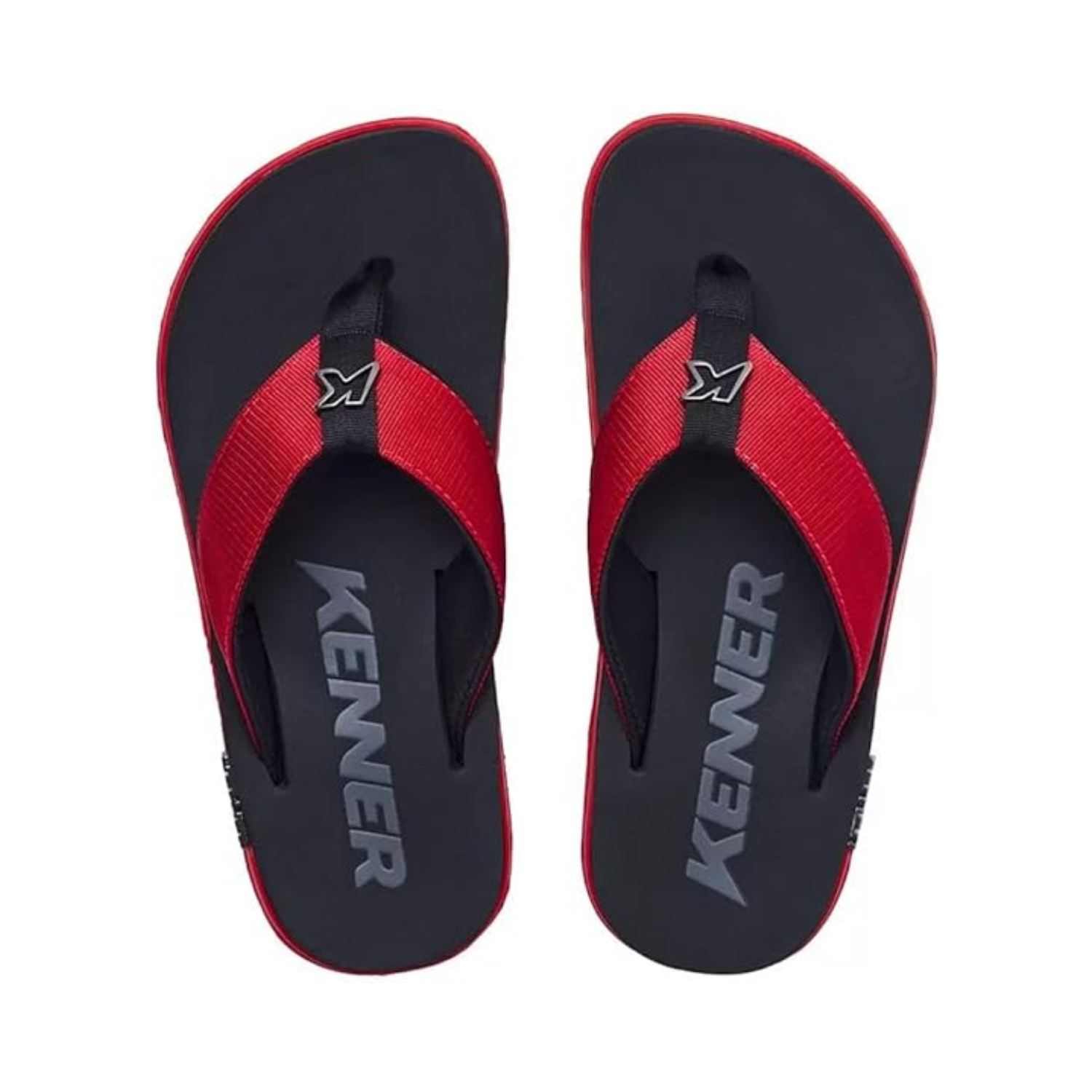 Sandália kenner kivah - Vermelho/preto