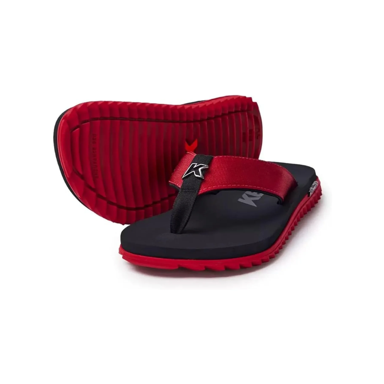 Sandália kenner kivah - Vermelho/preto