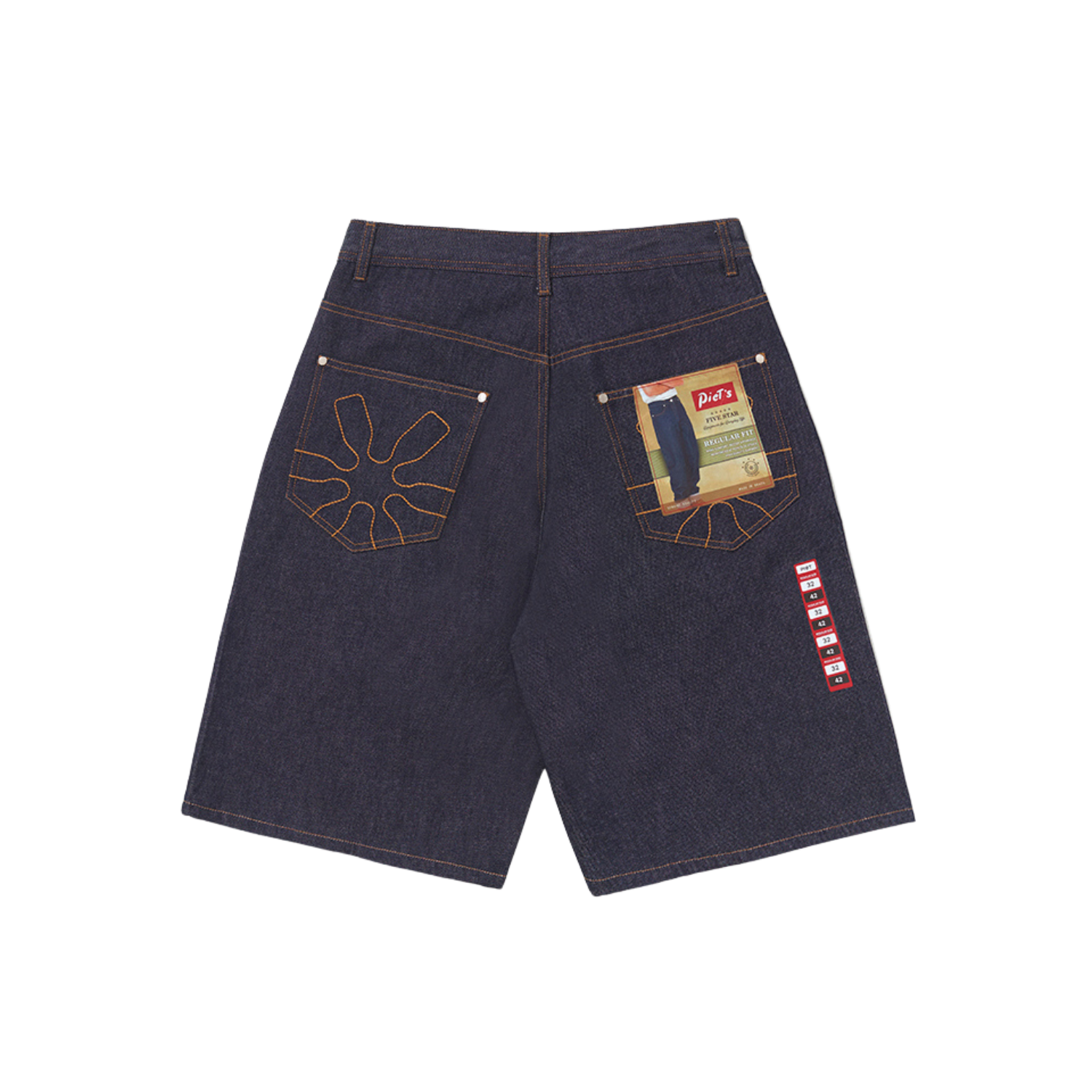 Bermuda Piet Brand New Shorts - Raw Denim