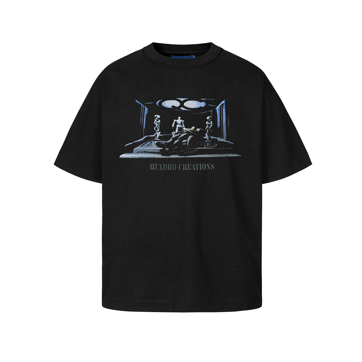 Camiseta QC Alien Exp Boxy - Black