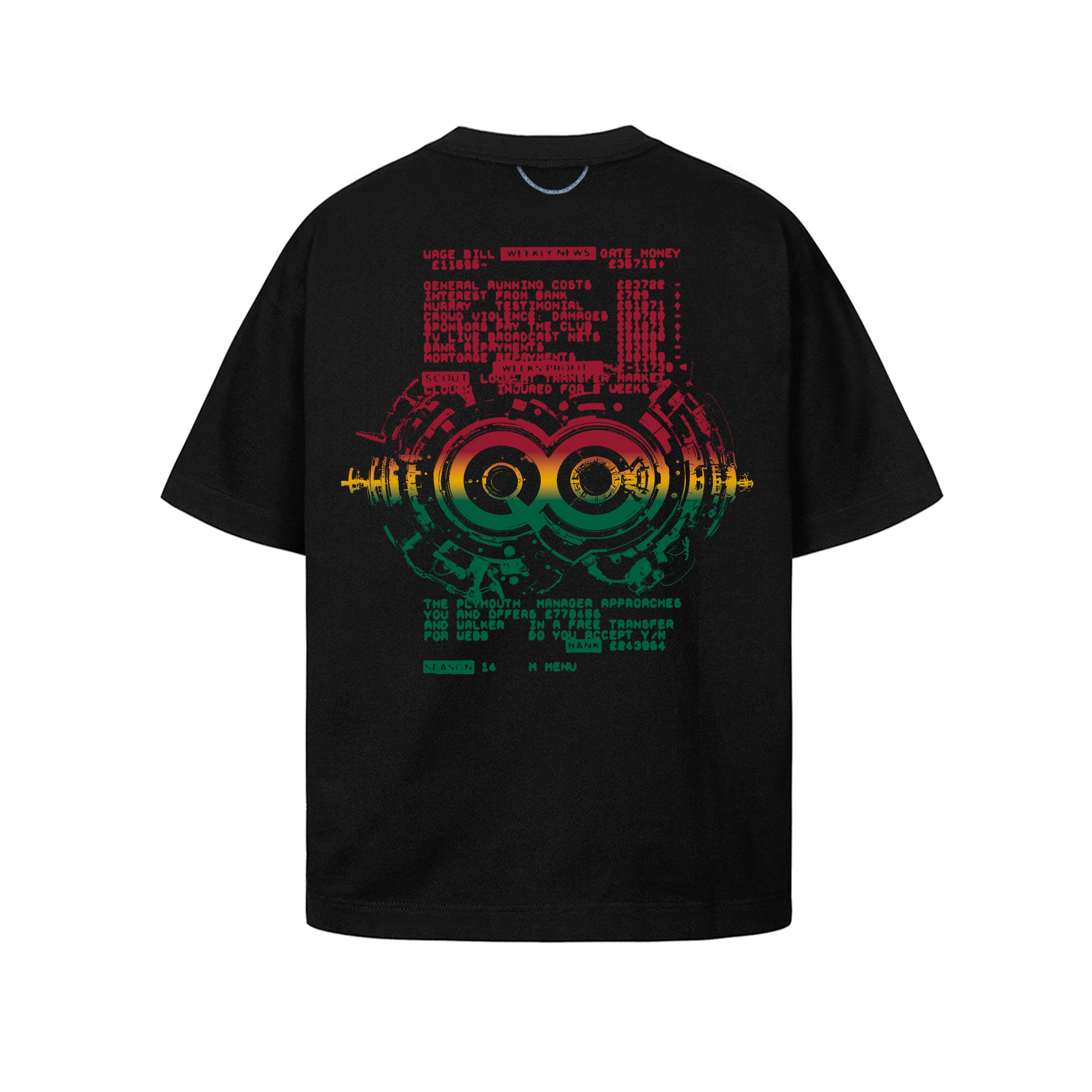 Camiseta QC Ssystem Boxy - Preto