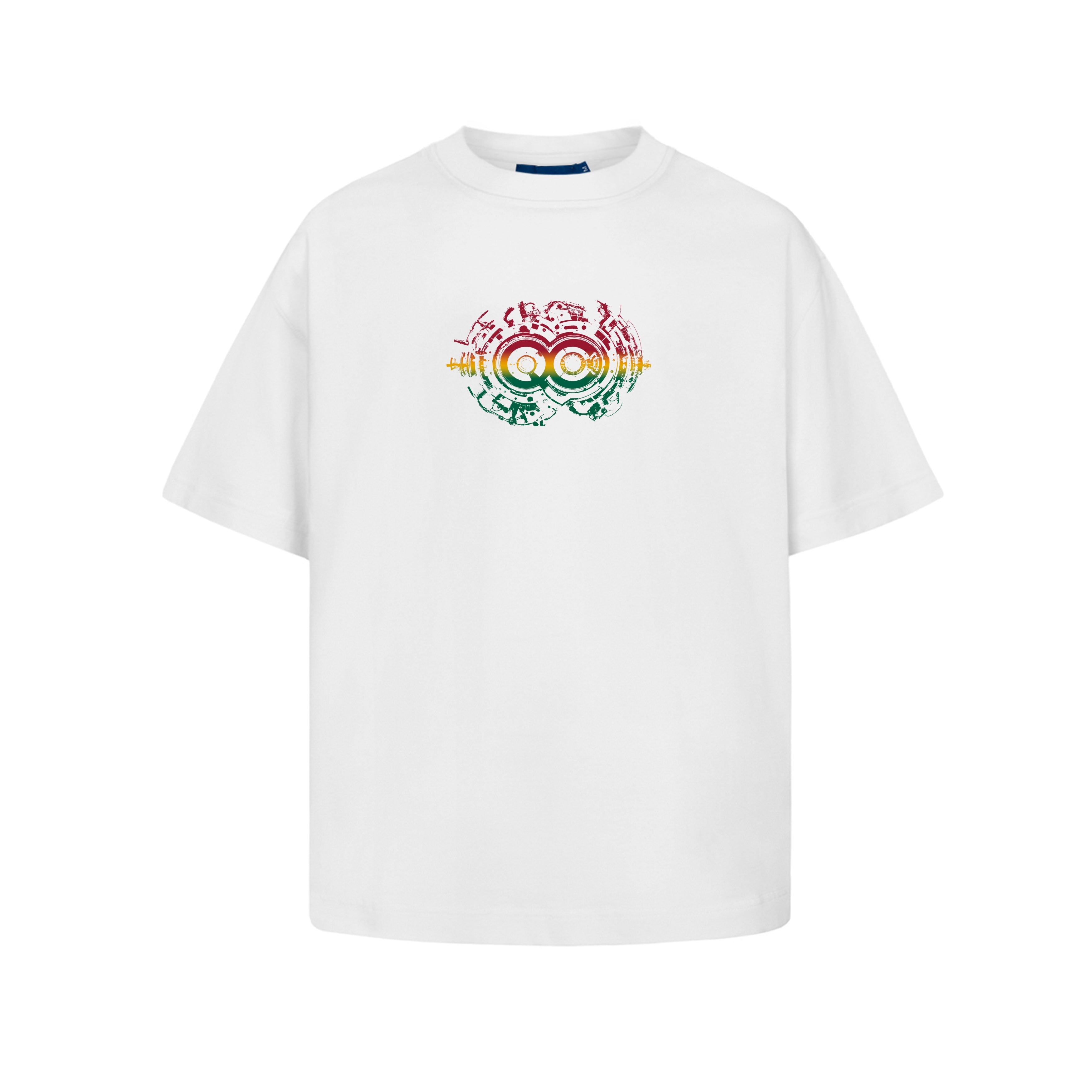 Camiseta QC Ssystem Boxy - Off White