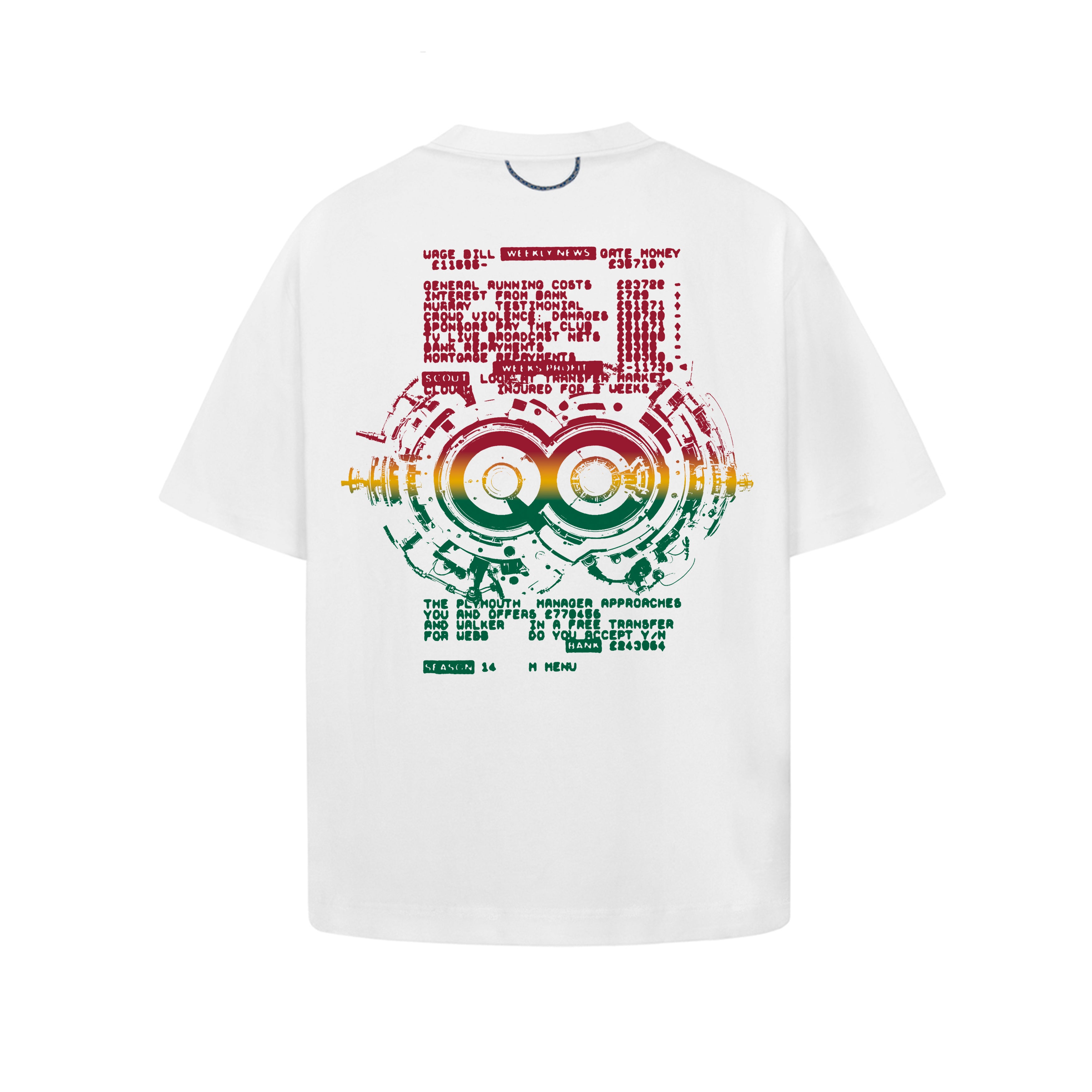Camiseta QC Ssystem Boxy - Off White