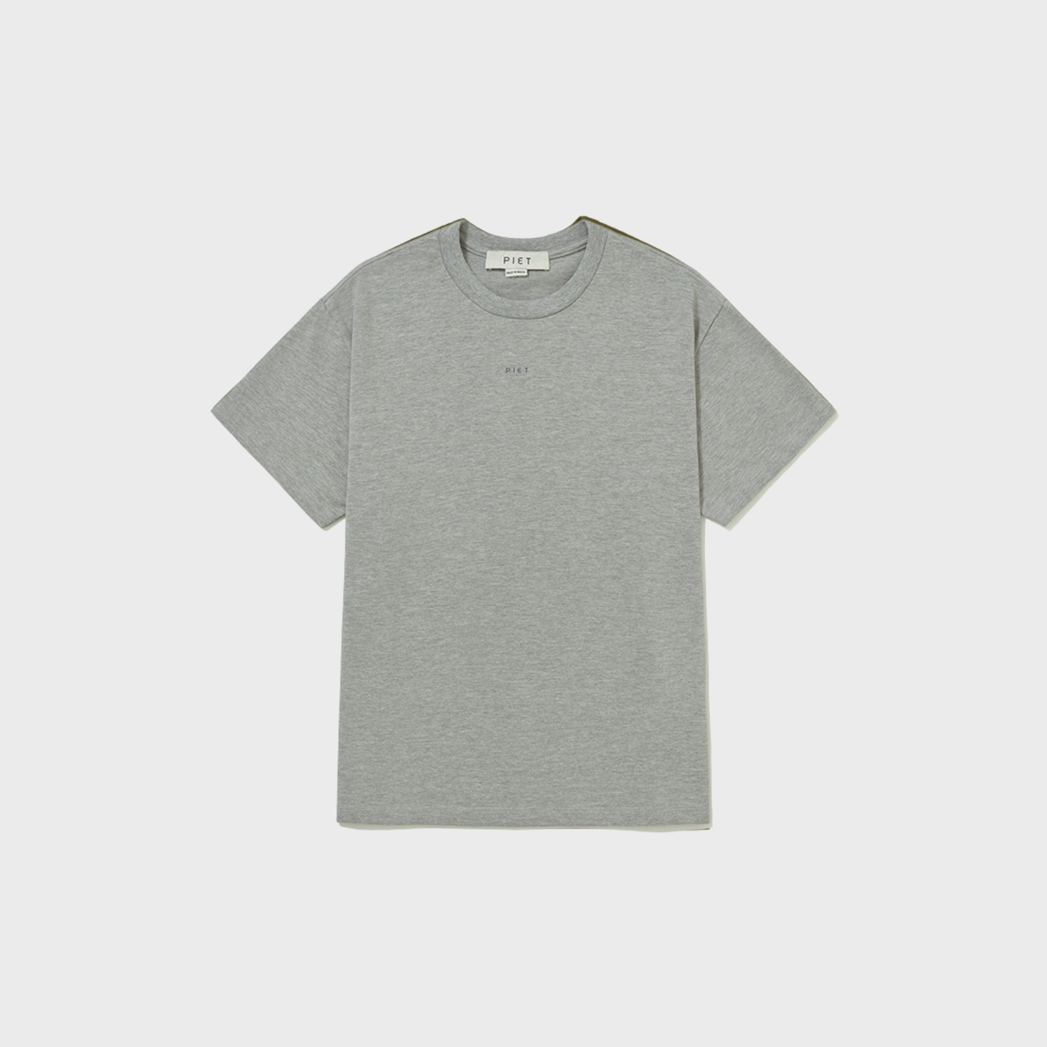 Camiseta Piet Logo - Grey Melange