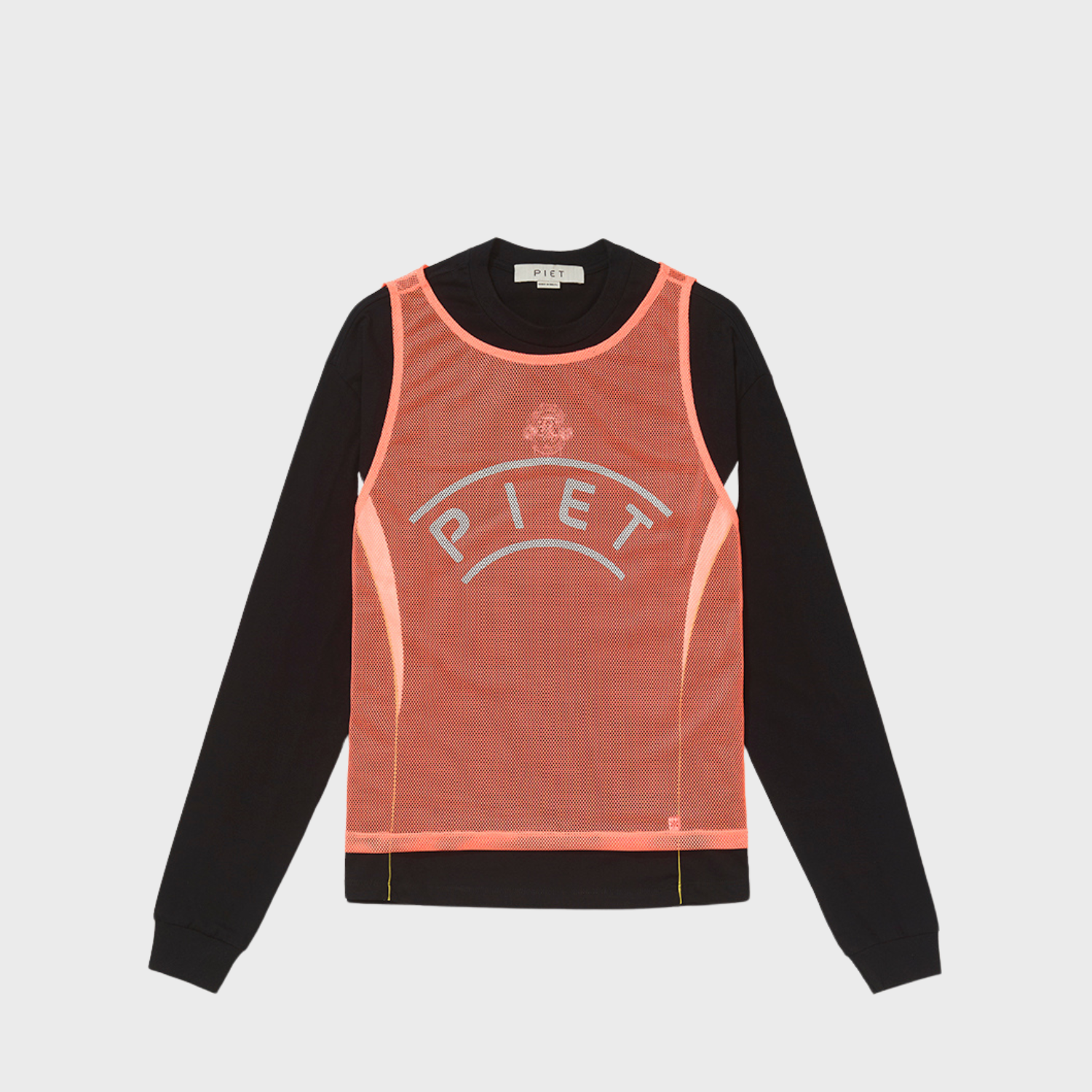Camiseta Piet Vest Long Sleeve - Black