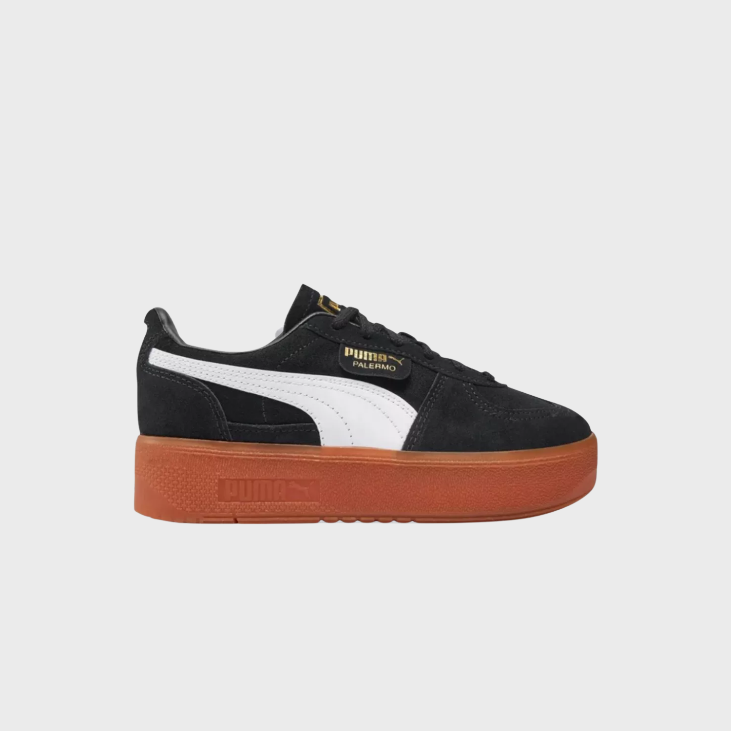Tênis Puma Palermo Elevata - Black/Gum