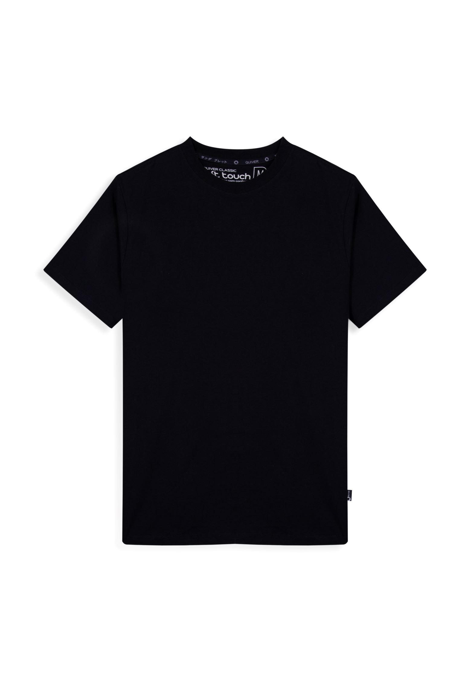 Camiseta Quiver Soft Touch Logo QVR - Black