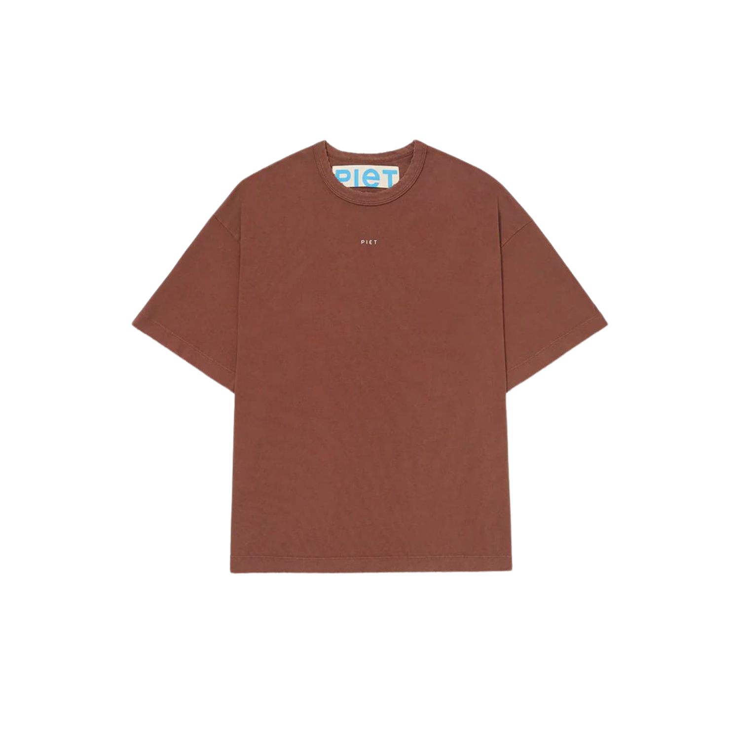 Camiseta Piet Logo - Brown
