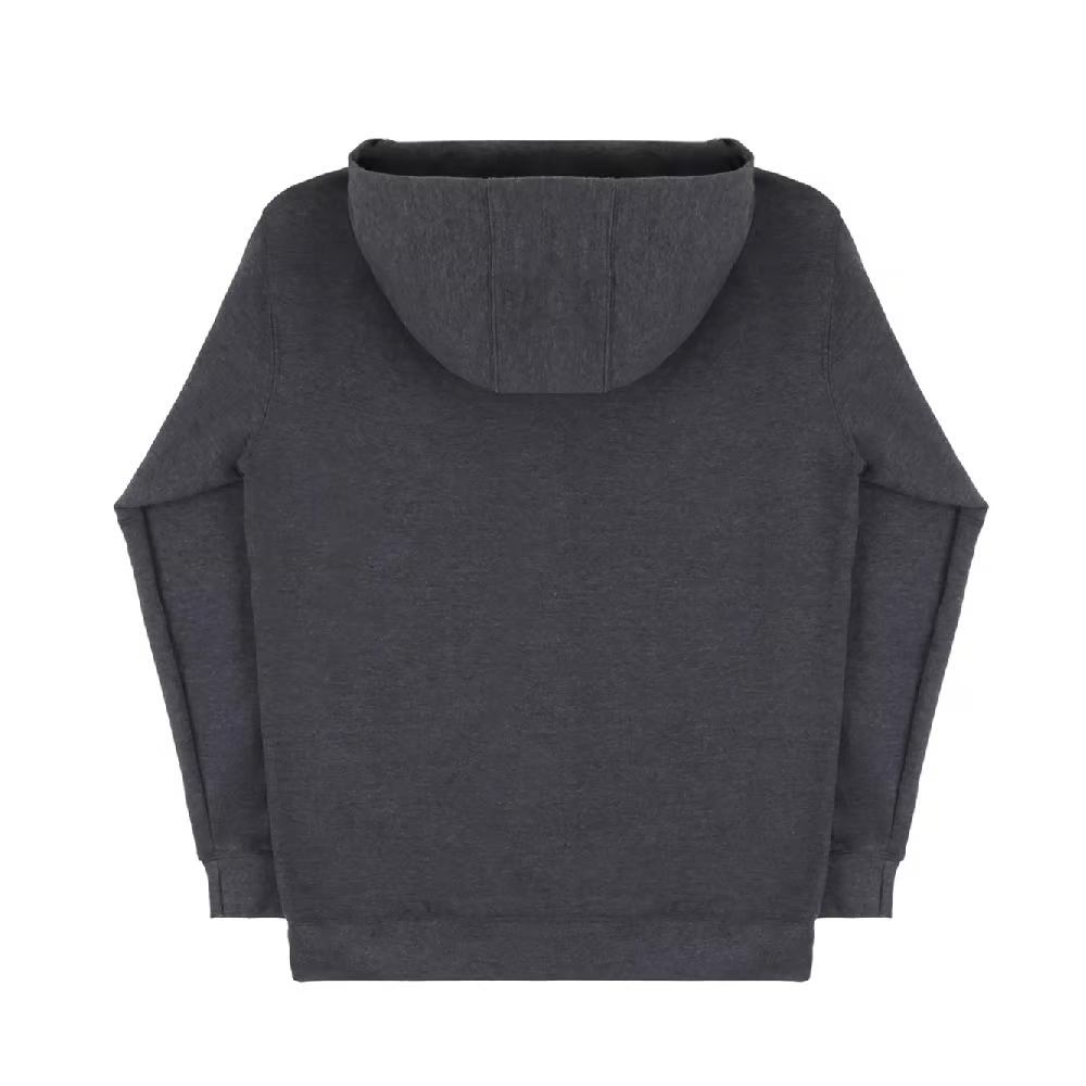 Blusa Core Basic Po Fleece Black Heather
