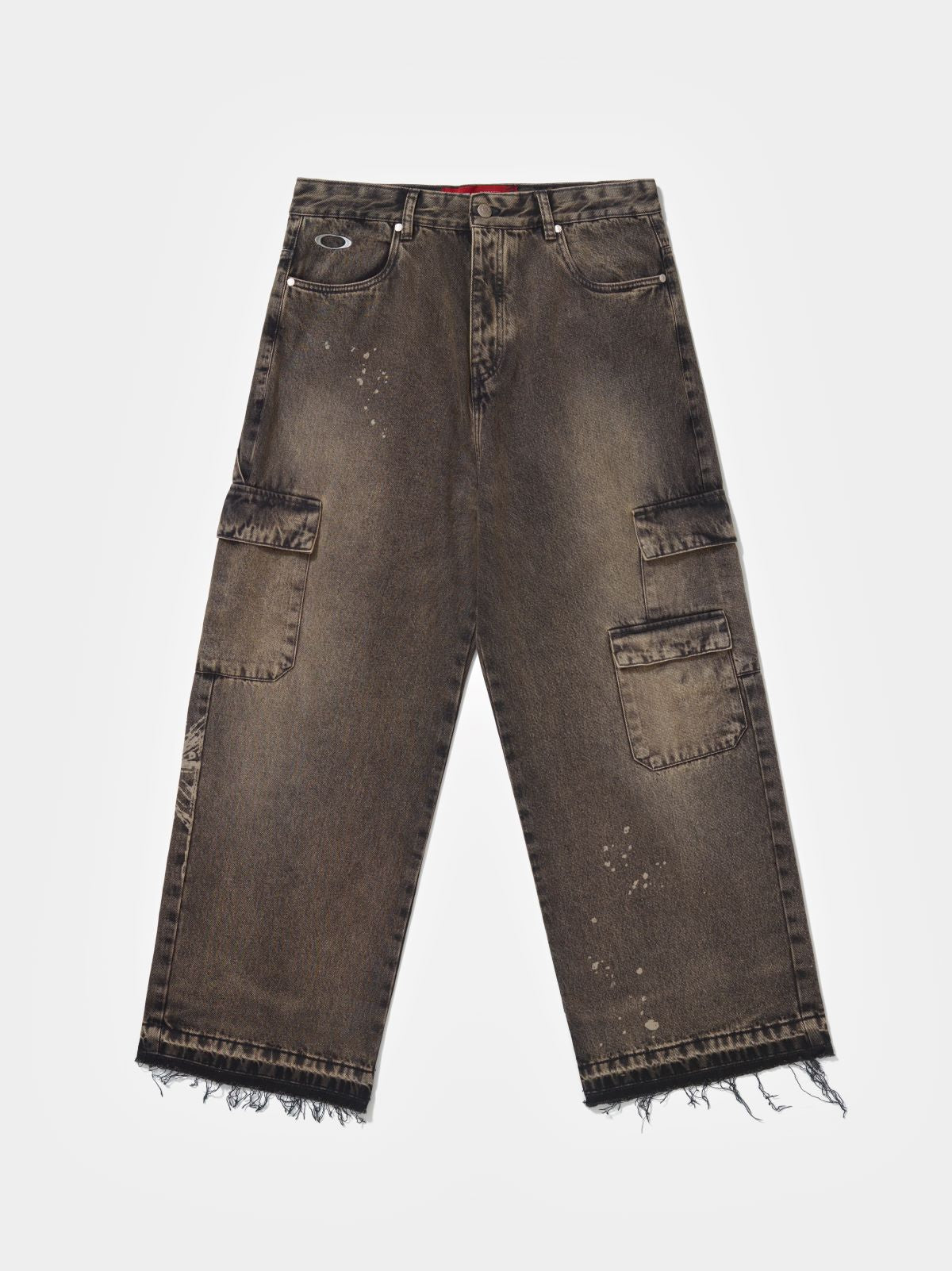 Calça Oakley x Piet Distressed Denim Pants - Khaki