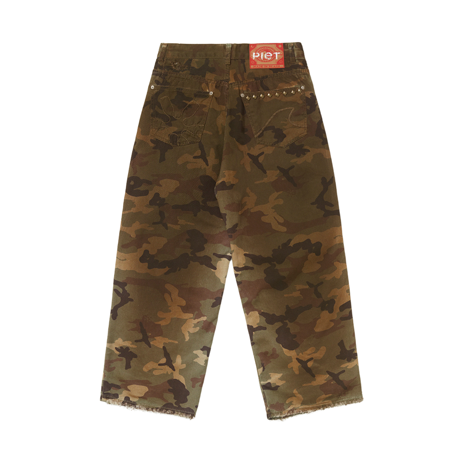 Calça Piet Distressed Camo Oversized - Camo Print