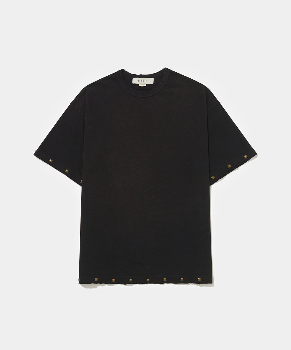 Camiseta Piet Gems Distressed - Recreational Experiment | Black