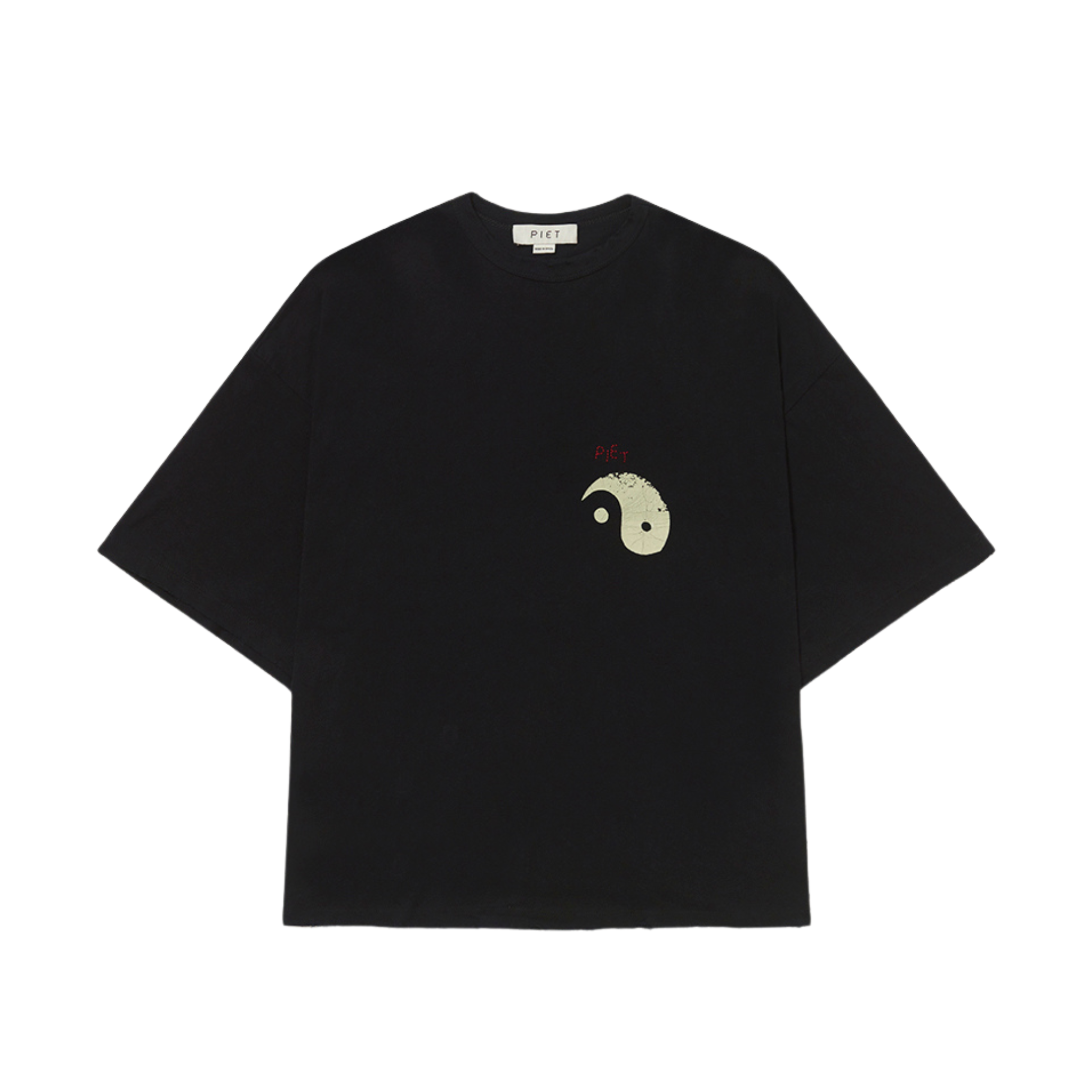 Camiseta Piet Electronic Mantra Supersized - Recreational Experiment - Preto