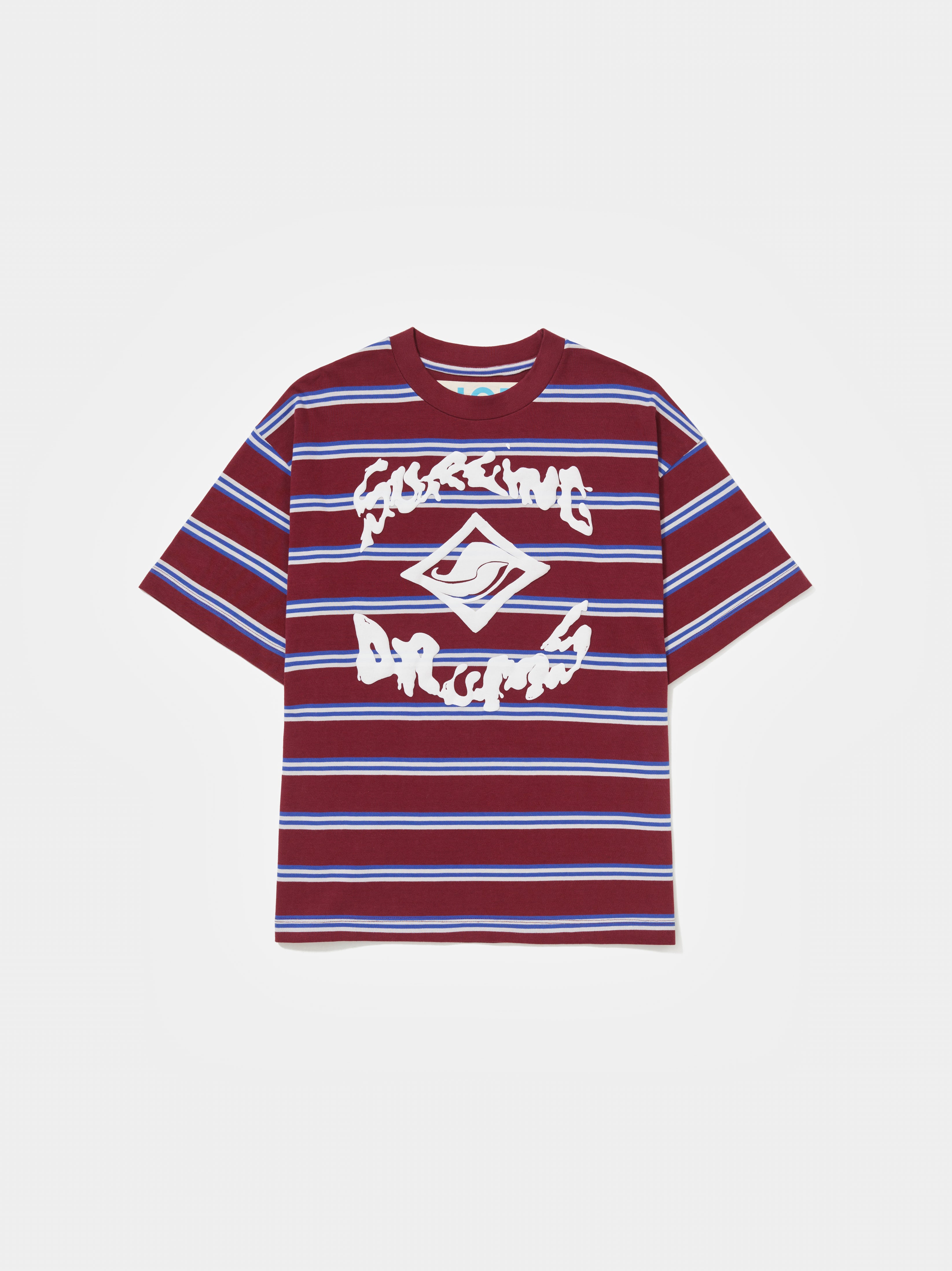 Camiseta Piet Striped Surfing Drums