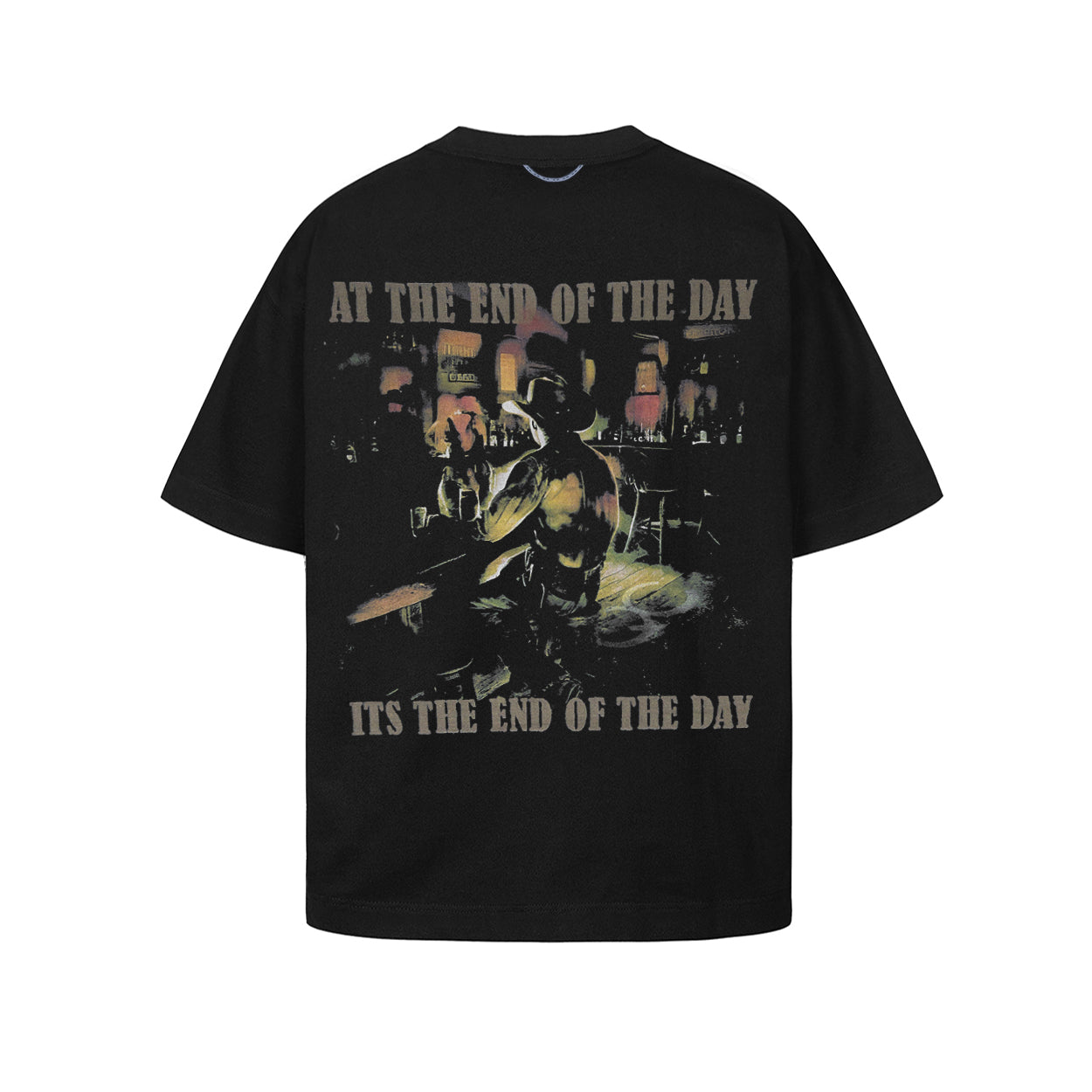 Camiseta QC Cowboy Boxy - Black