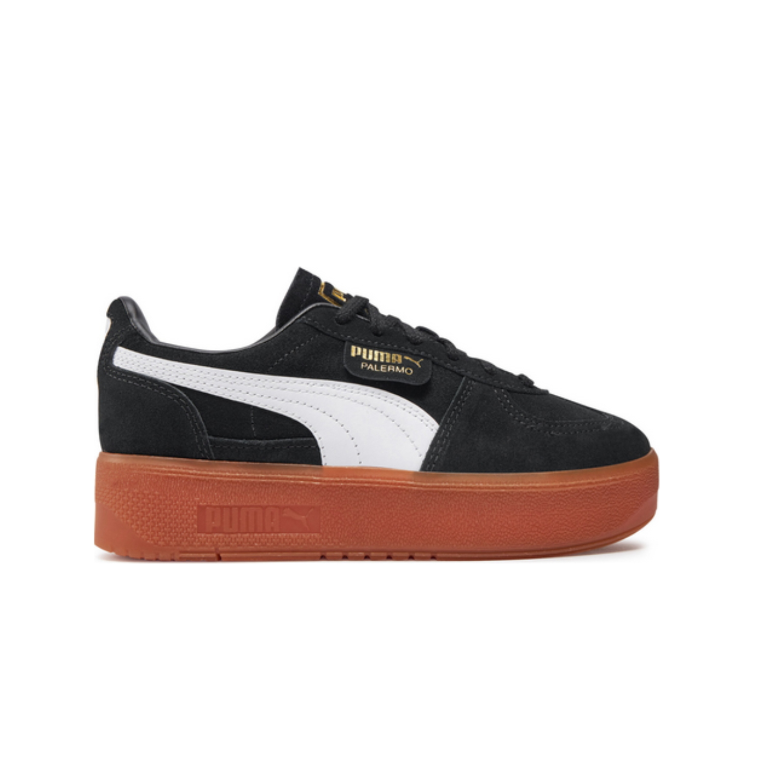 Tênis Puma Palermo Elevata - Black/Gum