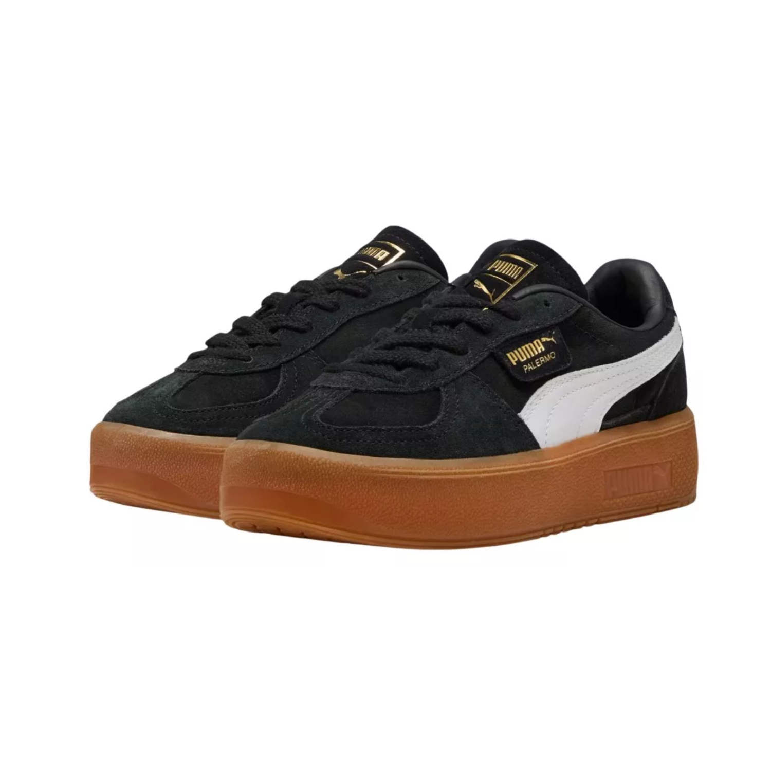 Tênis Puma Palermo Elevata - Black/Gum