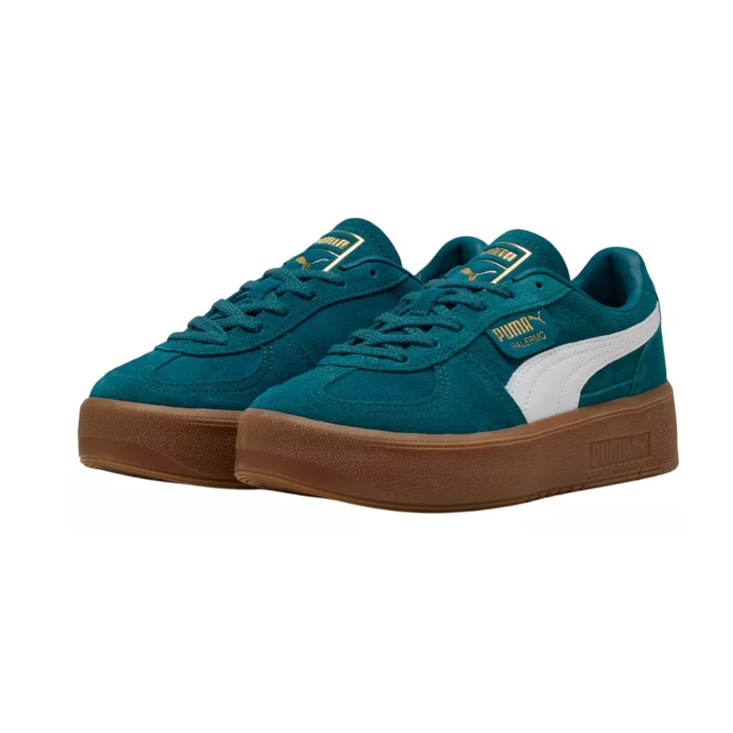 Tênis Puma Palermo Elevata - Green/Gum
