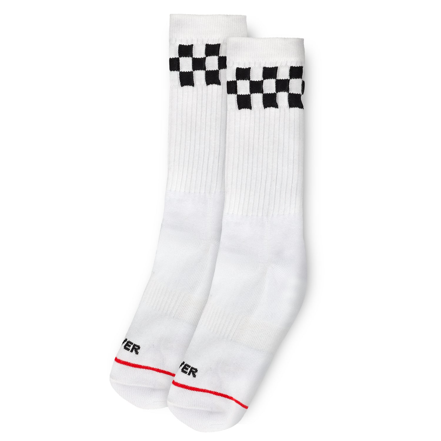 Meia Quiver Chess Long Xadrez - Branco