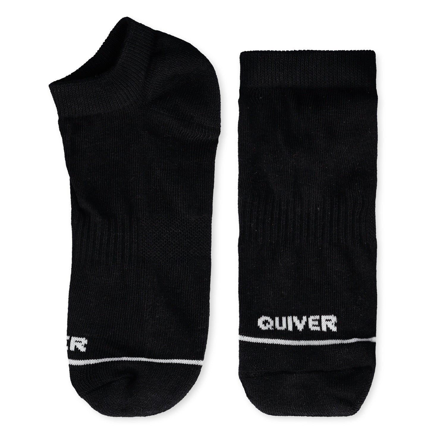 Meia Quiver Invisível Classic Logo - Preto
