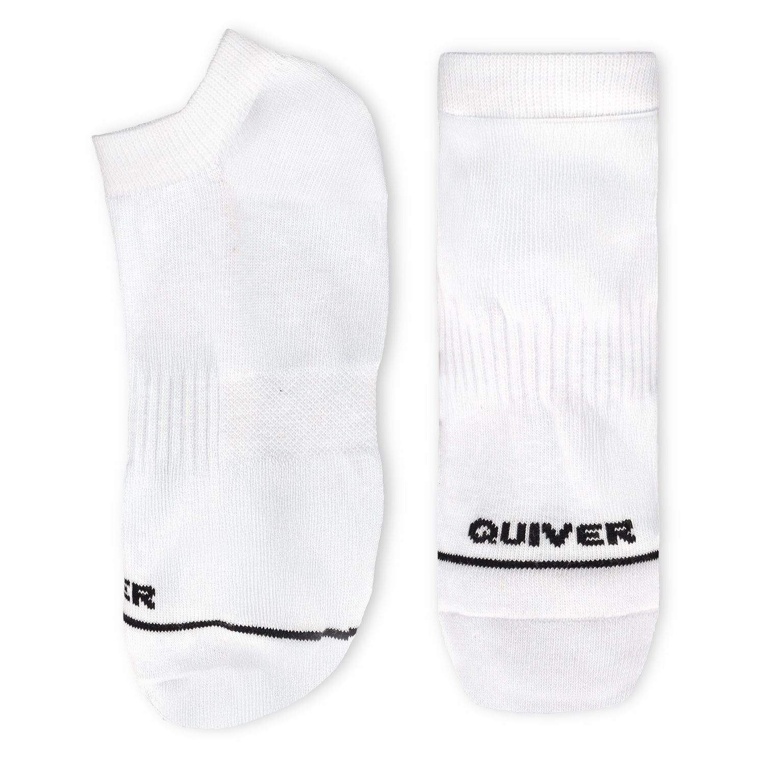 Meia Quiver Invisível Classic Logo - Branco