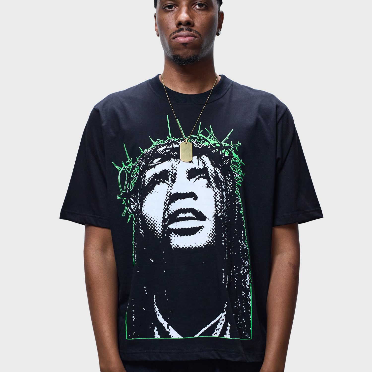 Camiseta MAD Jesus Keef - Preto