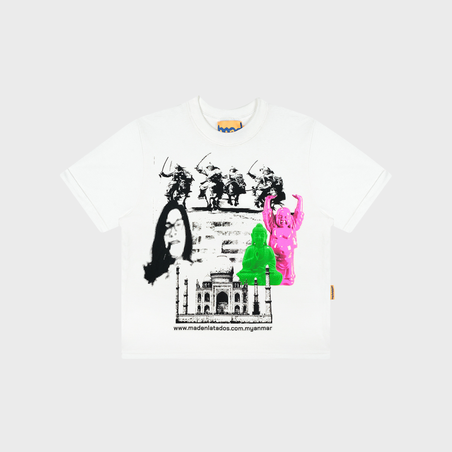 Camiseta MAD Myammar - Off White