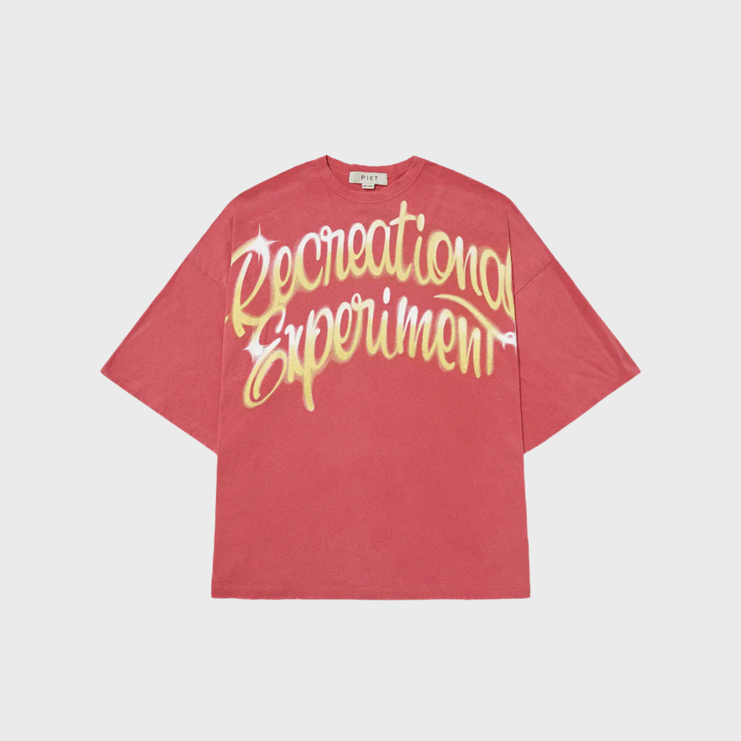 Camiseta Piet Air Brush Supersized - Recreational Experiment - Red