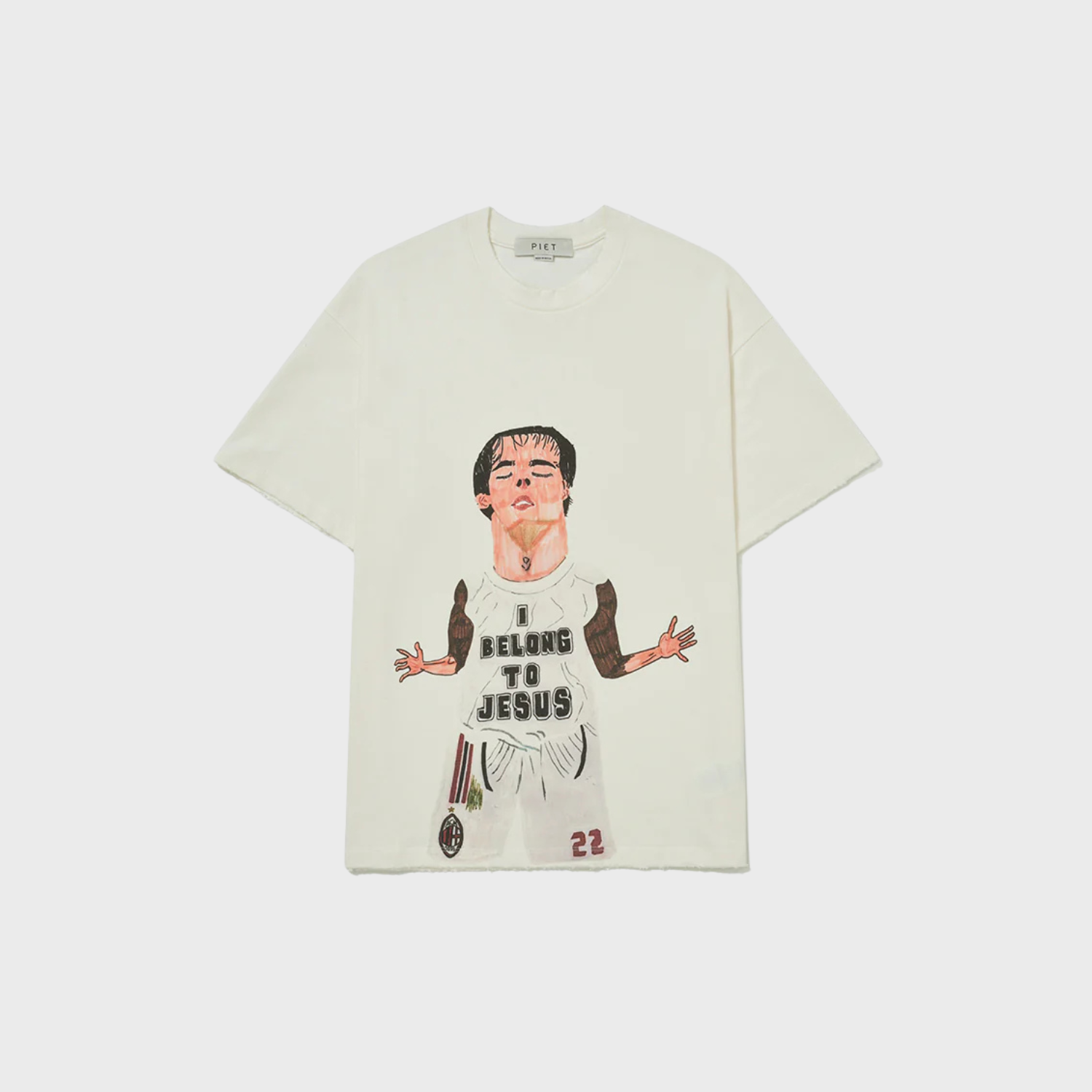 Camiseta PIET I Belong to Jesus - Bone White