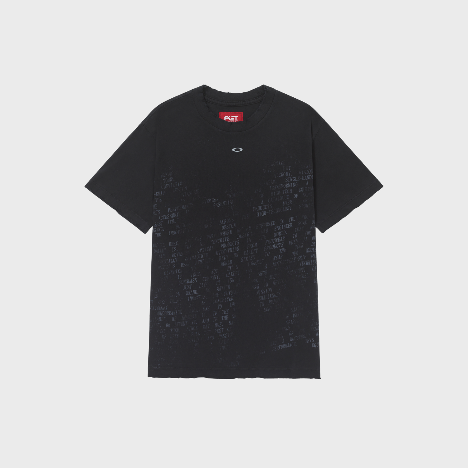 Camiseta Piet - Caution Ripped Full - Vintage Black