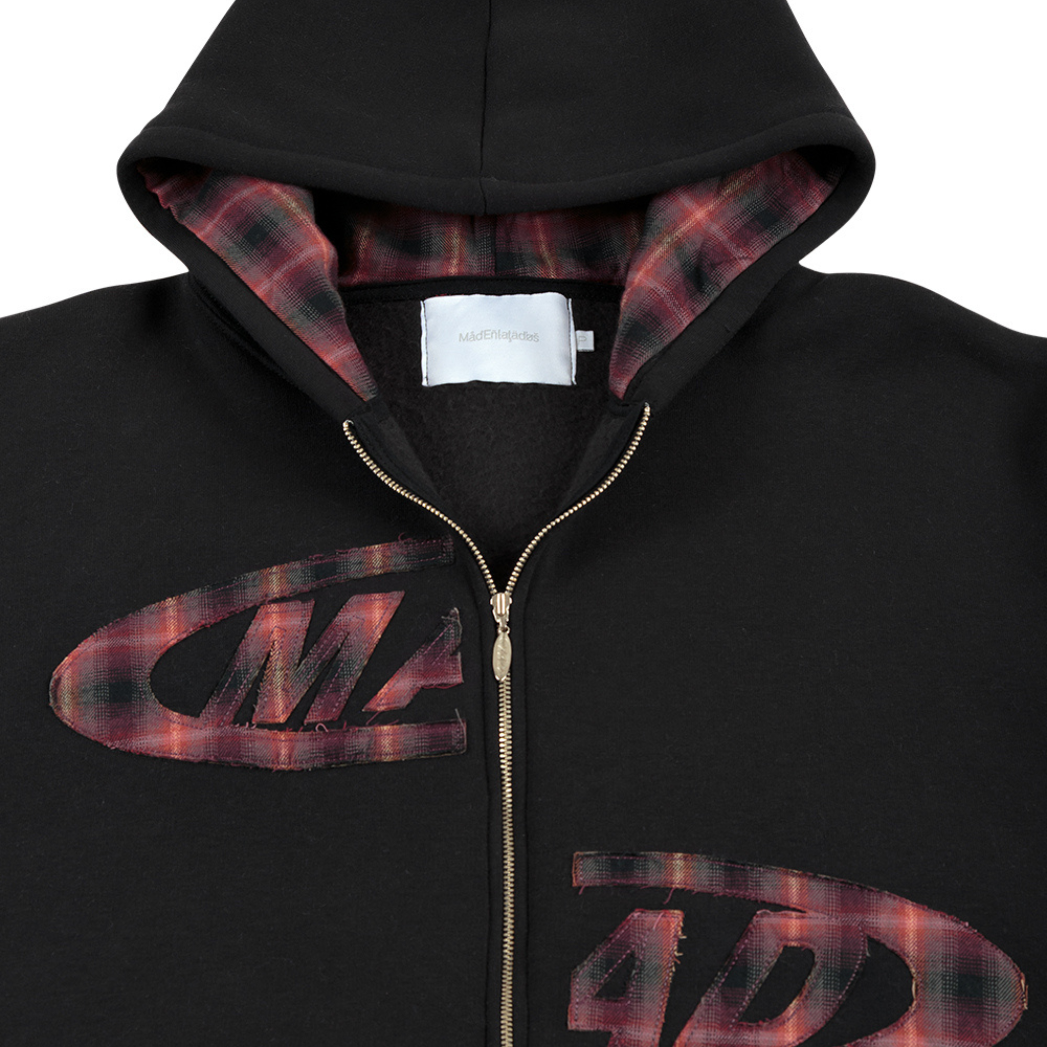 BLUSA MOLETOM MAD ENLATADOS PORTAL XADREZ - PRETO