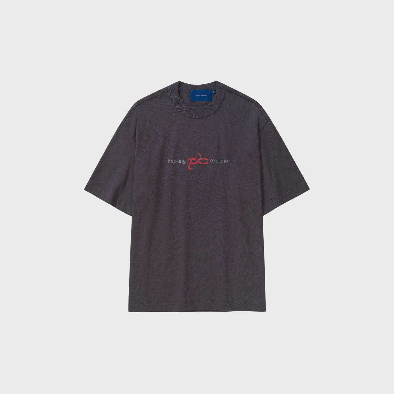 Camiseta Quadro Creations Hacking Activities Boxy - Dark Grey