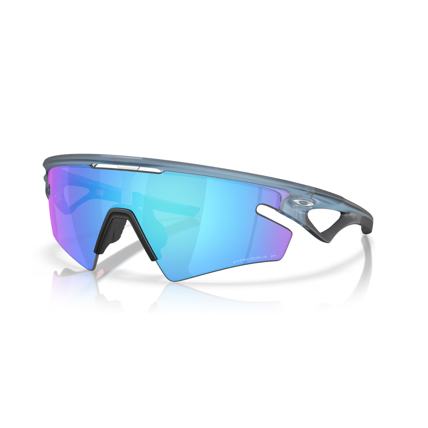Óculos Oakley Sphaera Slash - Matte Transparent Stonewash/ Prizm Sapphire Polarized
