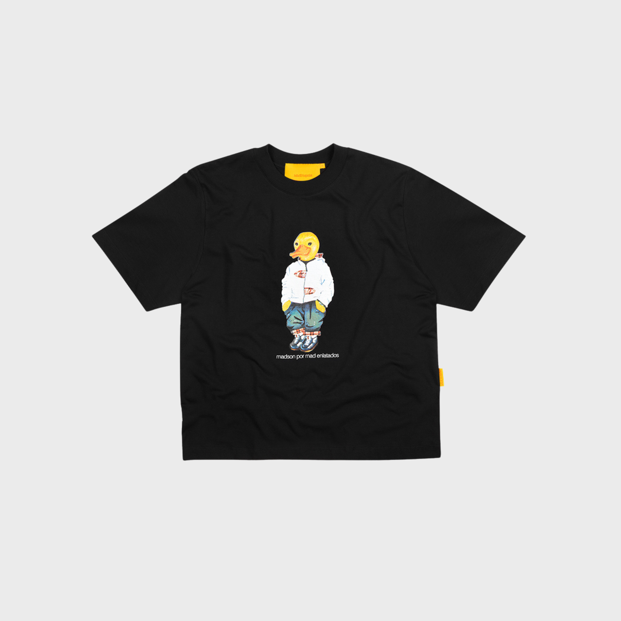 CAMISETA MAD ENLATADOS BOXY MADSON - PRETO