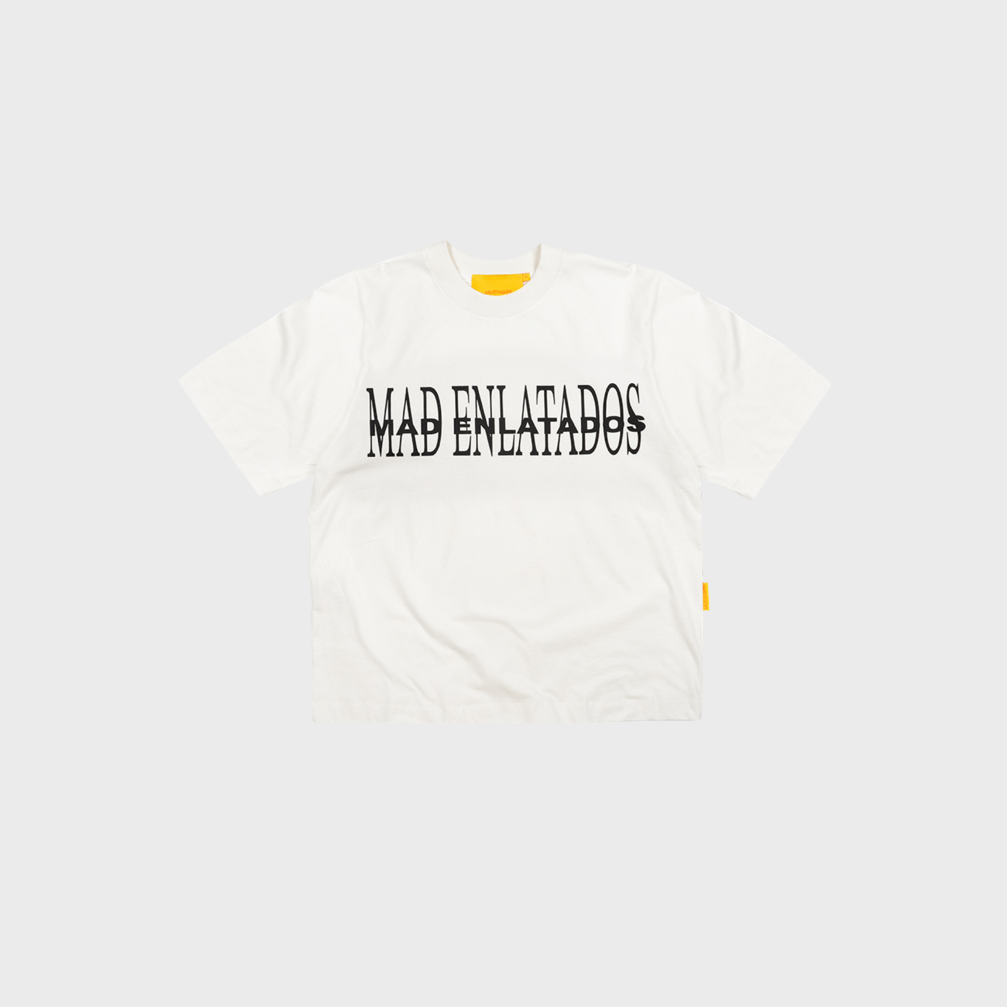 CAMISETA MAD ENLATADOS BOXY IA AM MAD - OFF WHITE