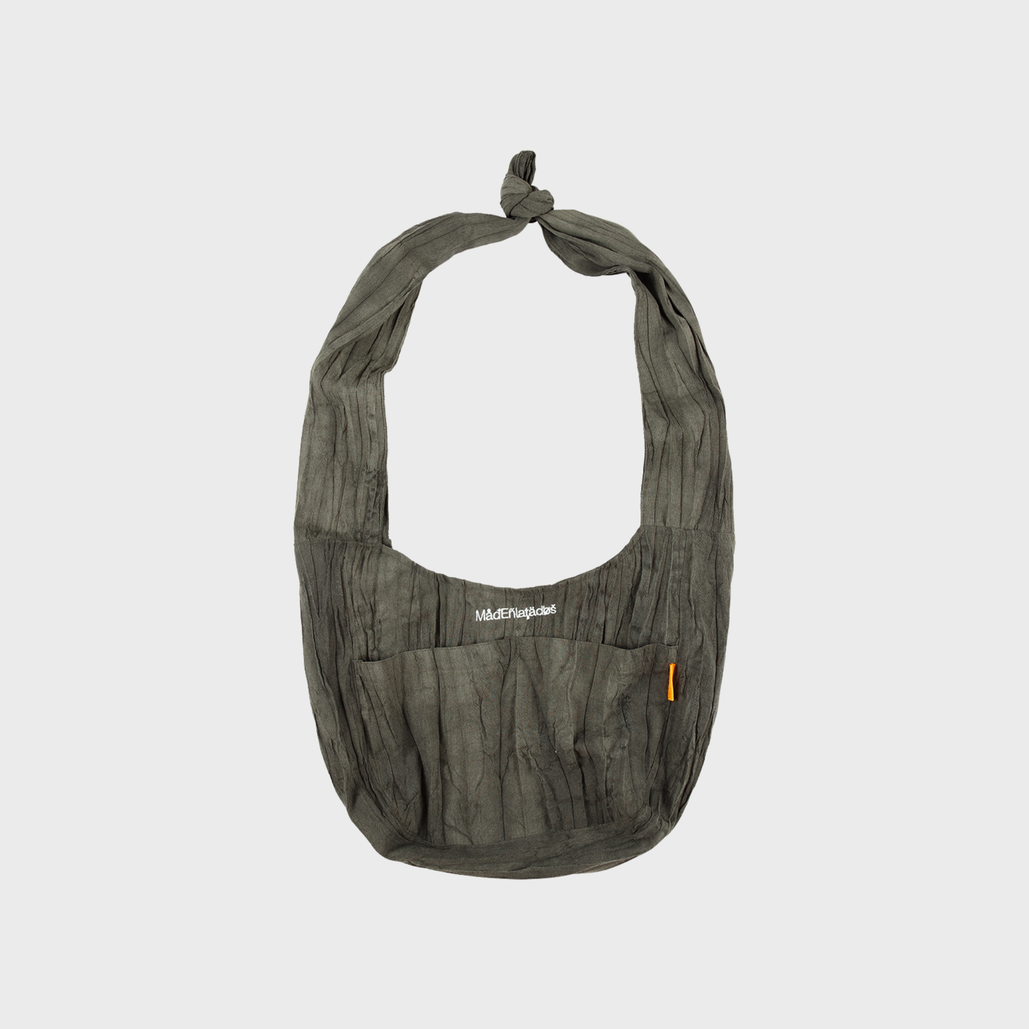 BOLSA MAD ENLATADOS PLISSADA TSUNO CRUSH - VERDE MILITAR