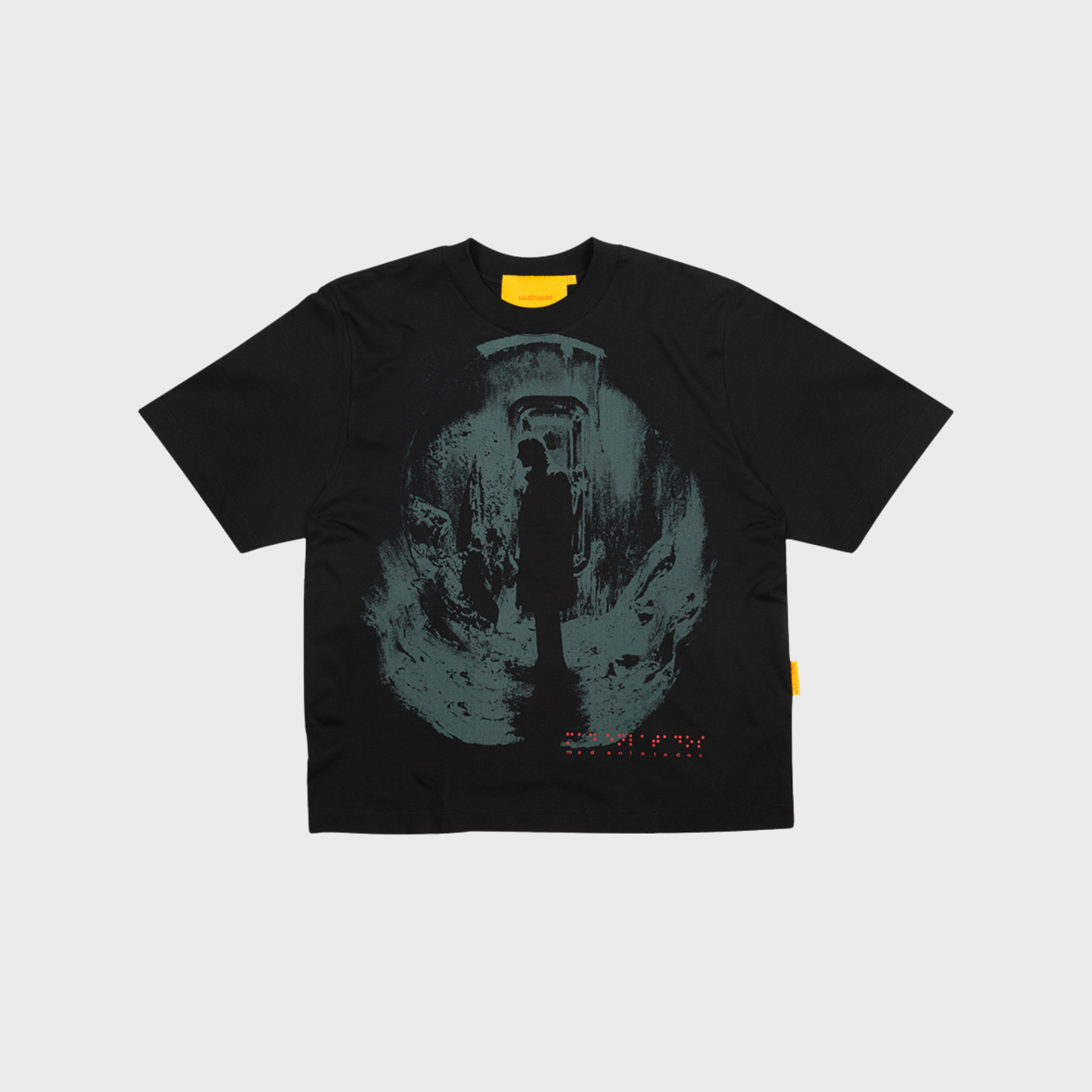 CAMISETA MAD ENLATADOS BOXY STALKER - PRETO