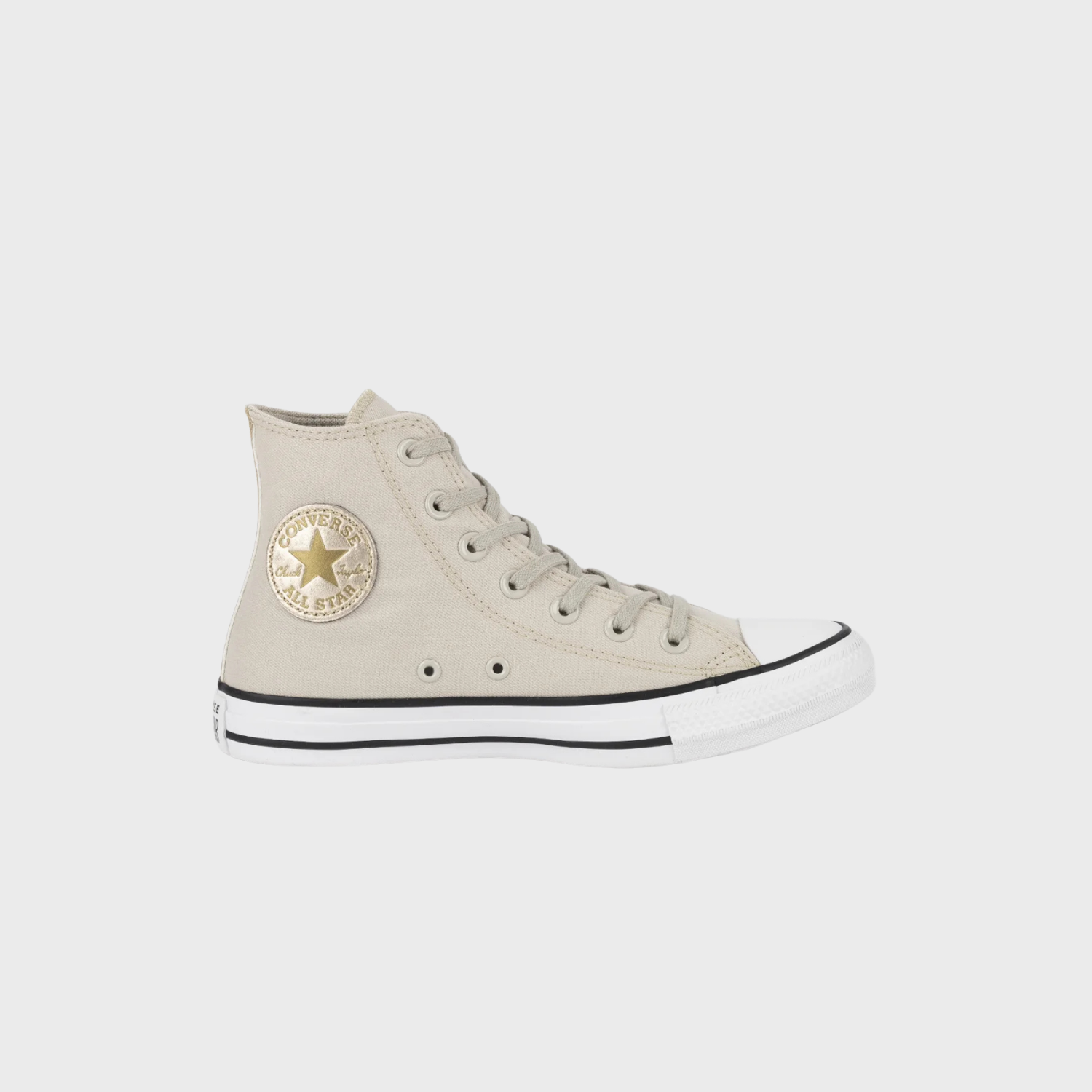 Tênis Converse Chuck Taylor All Star Hi Authentic Glam Bege Ouro - CT17290001