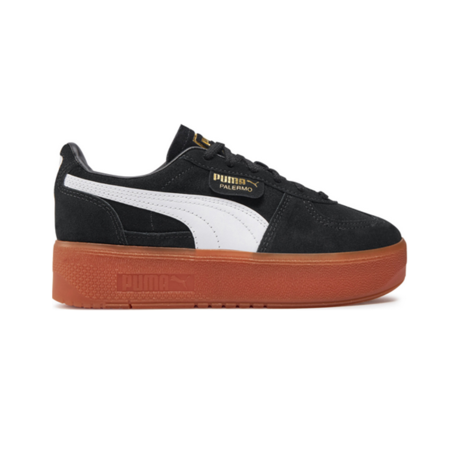 Tênis Puma Palermo Elevata - Black/Gum